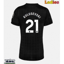 Tottenham Hotspur Dejan Kulusevski #21 Replica Away Shirt Ladies 2025-26 Short Sleeve